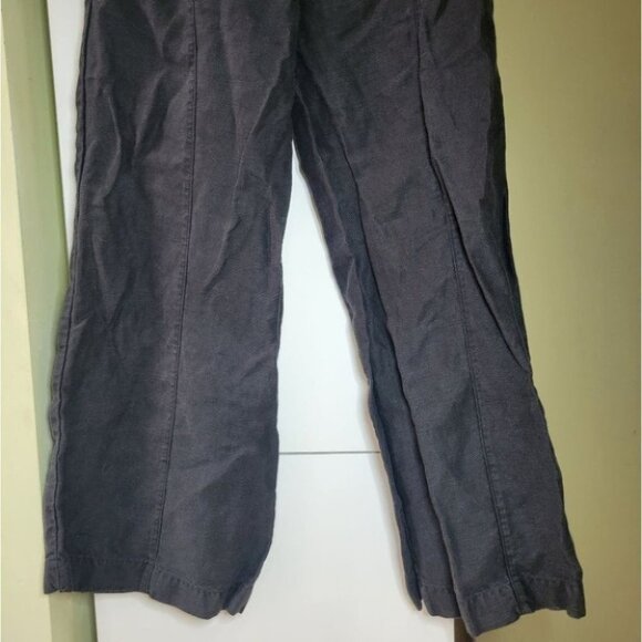 ARITZIA wilfred sailor linen high waist wide leg pants black size 0 - Picture 3 of 11